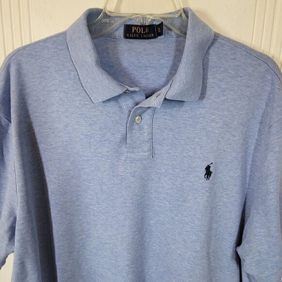 Ralph Lauren Men's Light Blue Polo Shirt - Picture 8 of 9